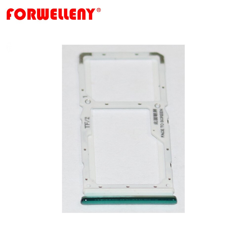 Für xiaomi Xiomi redmi note8 hinweis 8 pro Micro Sim Karte Halter Slot Tray Ersatz Adapter schwarz silber blau grün: green