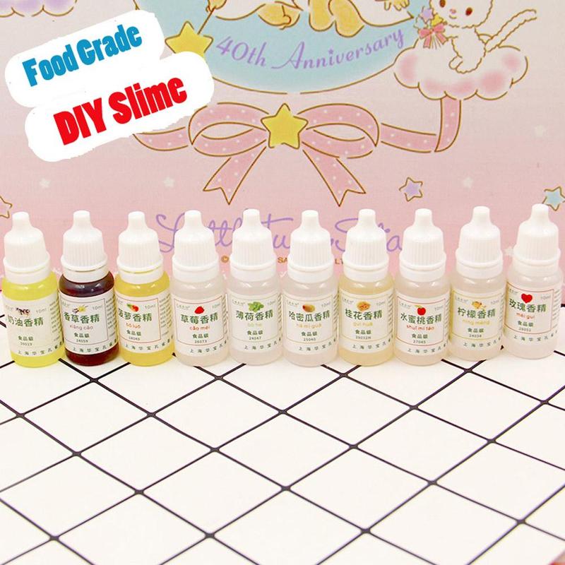 10ML Geschmack für Schleim Modellierung Ton DIY Pädagogisches Spielzeug für Kinder Kinder Kreative Machen Ihre Schleim Geruch Süße Scheiben aromen