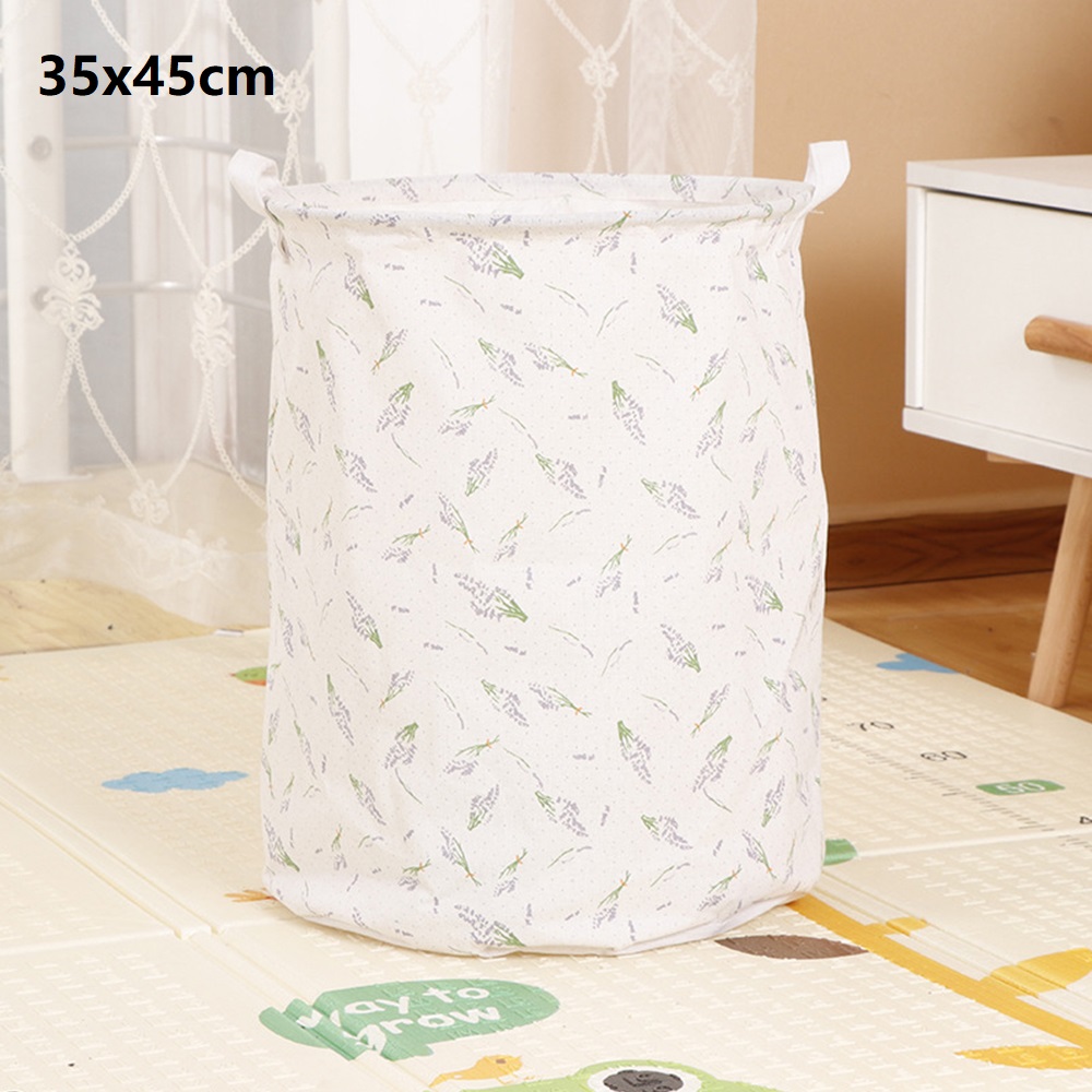 Urijk Large Folding Laundry Basket Round Storage Bin Large Hamper Collapsible Clothes Toy Laundry Holder Organizer Fast Ship