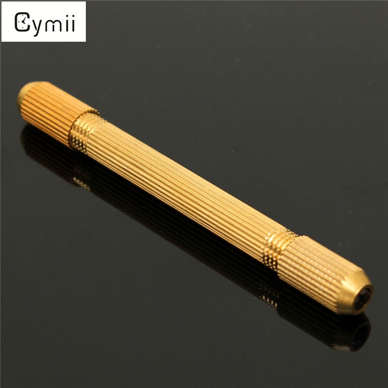 Cymii Gouden Horloge Reparatie Tool Kits Dubbele Hoofd Pin Vise 4 Grootte Jaws Hobby Craft Jewely Horloge Hand Repair Tool voor Mannen/Vrouwen Horloge