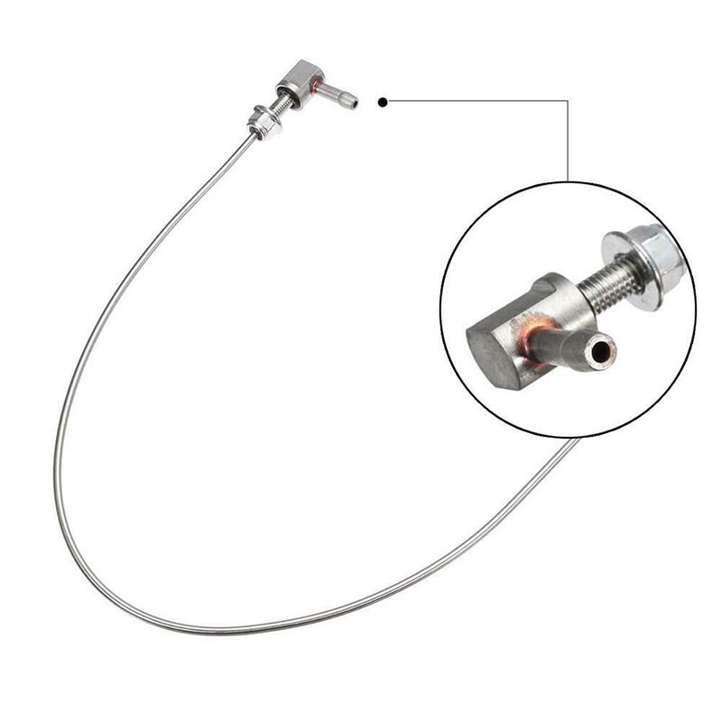 Vervanging van de brandstofleiding van de voertuigafzuigkap van metaal, lengte 49cm