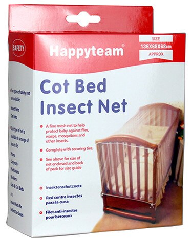 Baby Crib Cot Insect Mosquitoes Wasps Flies Net for Infant Bed folding Crib Netting Child Baby mosquito nets Crib Netting: Default Title