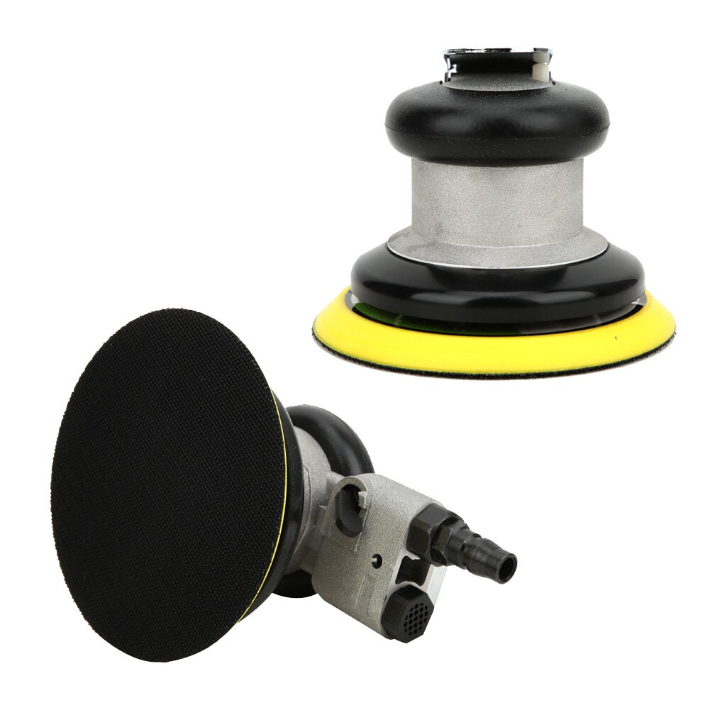 5in pneumatisk slipemaskin luftdrevet slipe voksmaskin japansk grensesnitt med 5 stk sandpapir amerikansk kontakt