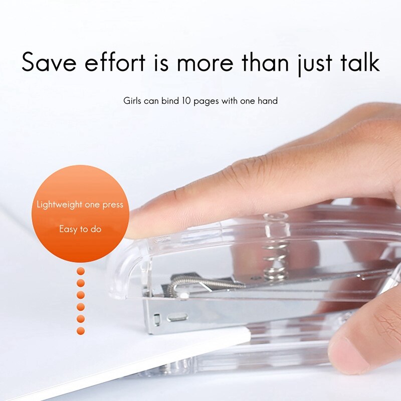 Stapler Transparent Plastic Stapler Binding Machine