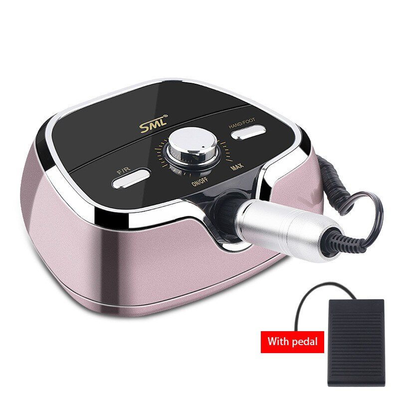 35000RPM SML M3 Electric Nail Drill Machine Electric Manicure Machine Drills Pedicure Kit Ceramic Nail Polish Bit Nail Tools 1
