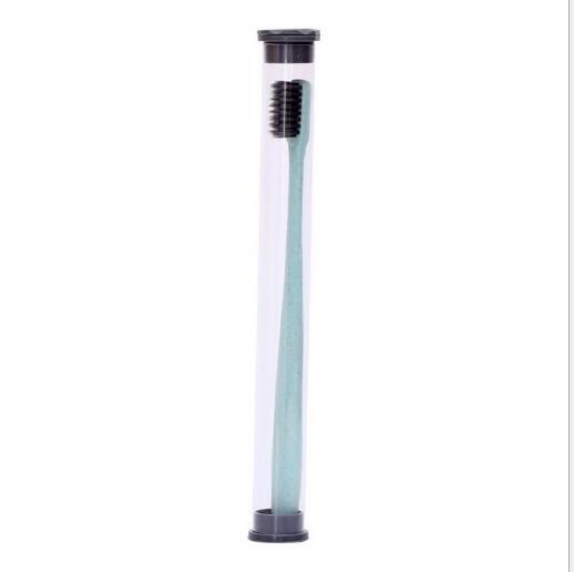 Eco-Friendly Children Toothbrush Bamboo carbon Soft Hair Baby Infant Dental Care Teeth Brush Cleaning Baby Training Toothbrush: Green