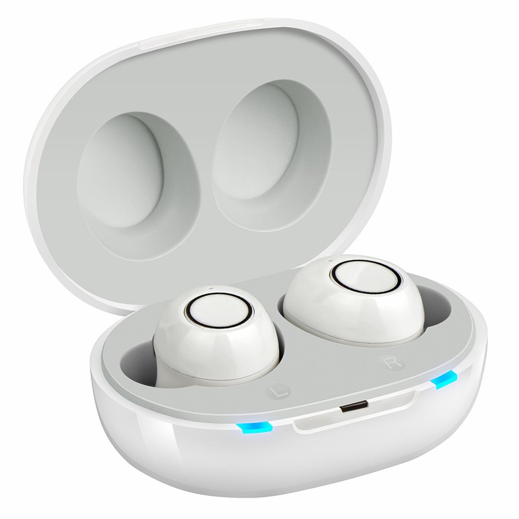 Style TWS MIni Hearing Aid Rechargeable Sound Amplifier the Elderly In-Ear Deaf Hearing Aids Invisible Hearing Aid: white