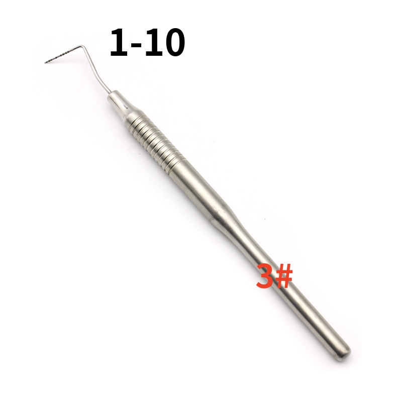 Tandlæge parodontal sonde cpi explorer sonde krog pick med skala tandlæge tænder ren hygiejne værktøj: Orange