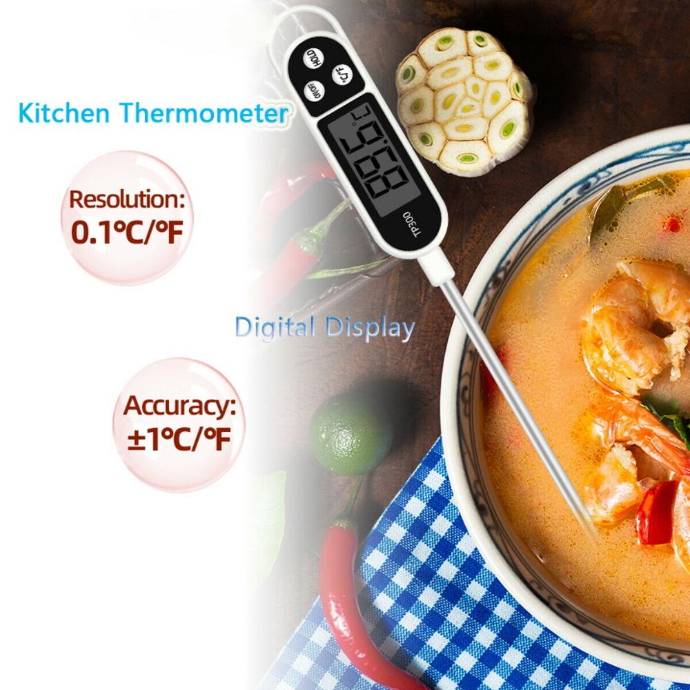 Termómetro Digital TP300 para alimentos, sonda para cocina, barbacoa, carne, agua, leche, aceite, té, sopa, horno electrónico, herramienta de medición de temperatura