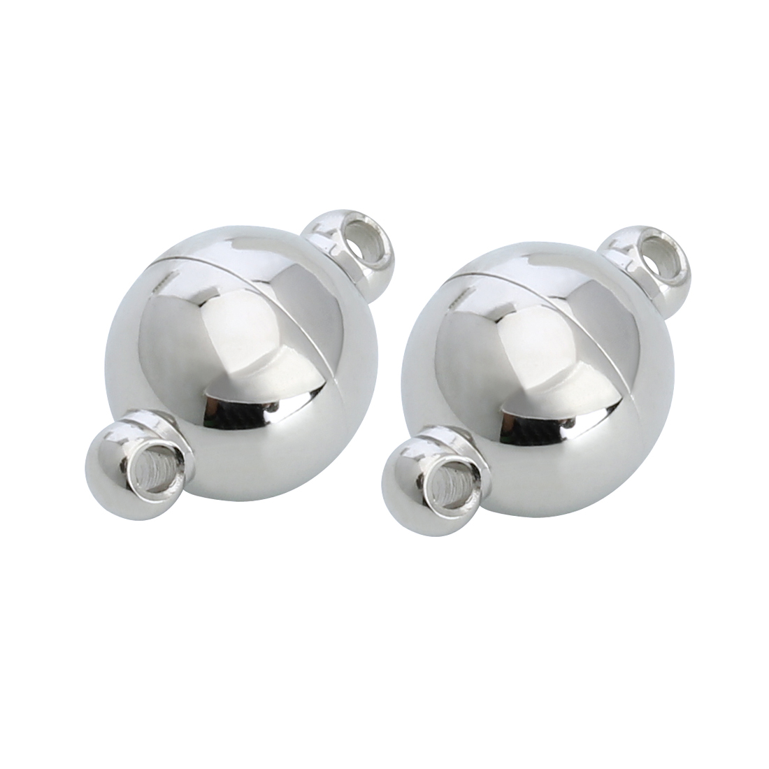 2 pz/lotto fermagli magnetici forti in acciaio inossidabile per la creazione di gioielli connettori con chiusura magnetica accessori per collane braccialetto fai da te: 16mm / Rosso