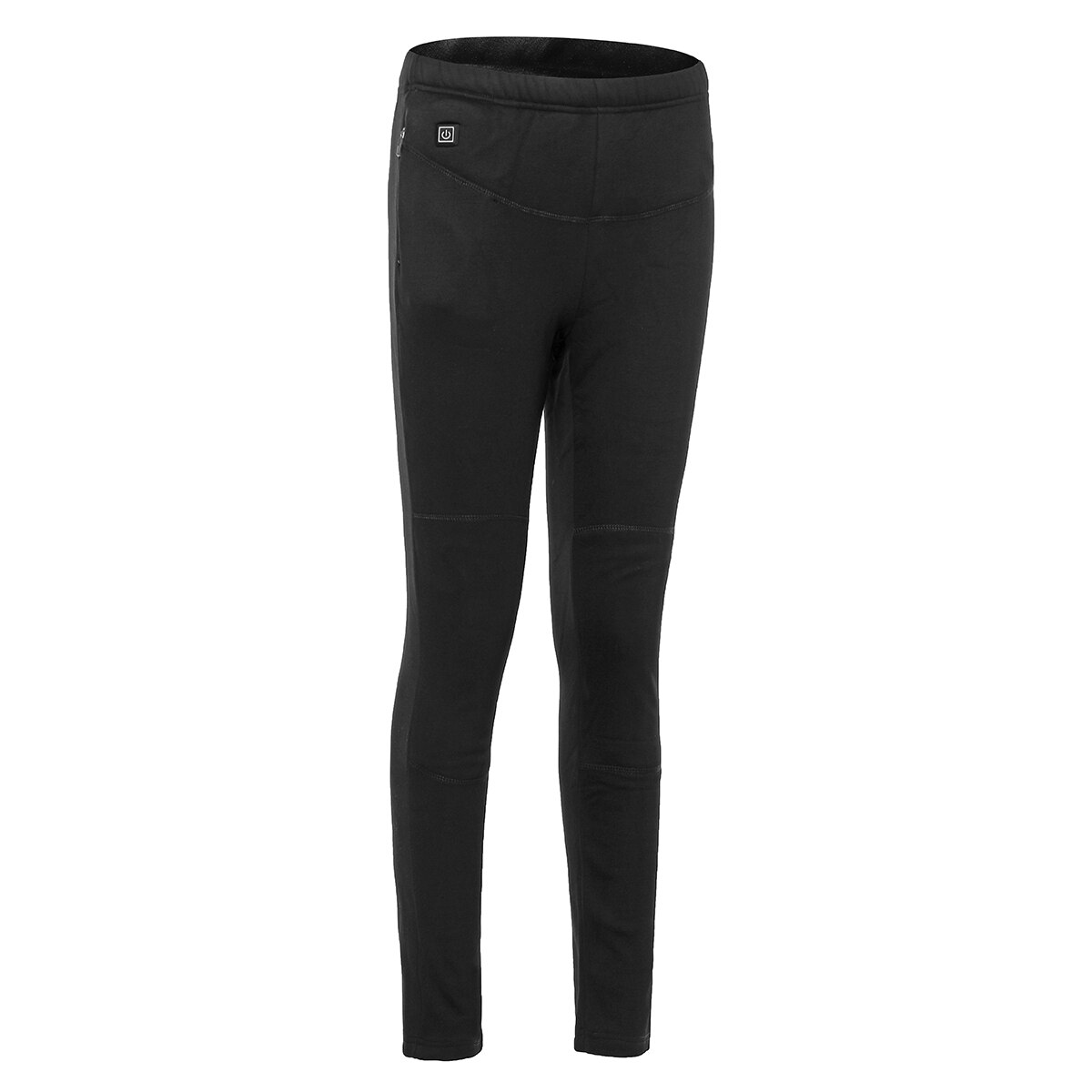 25/35/45 °c warme broek elektrisch verwarmd usb-stroombasis katoen verstelbare warmte-isolerende elastische broek legging winter voor wandelen: M