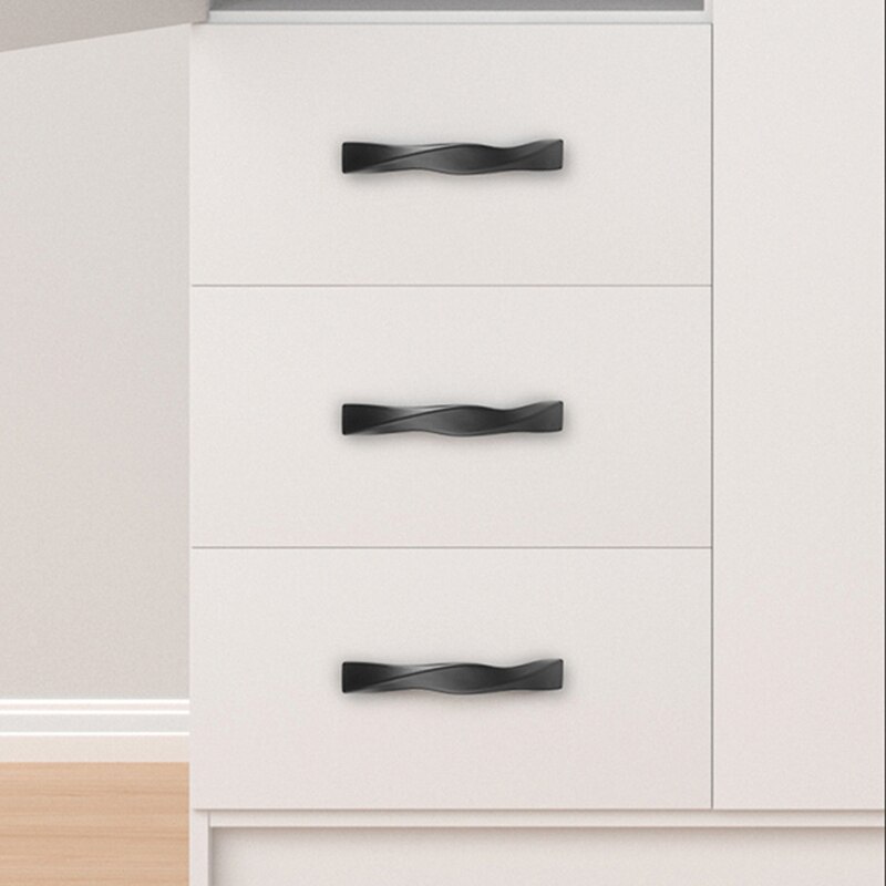 Zwarte Kast Handvatten Kast Deurknop Pulls Voor Thuis Keuken Meubels Kast Lade Hardware Accessoires