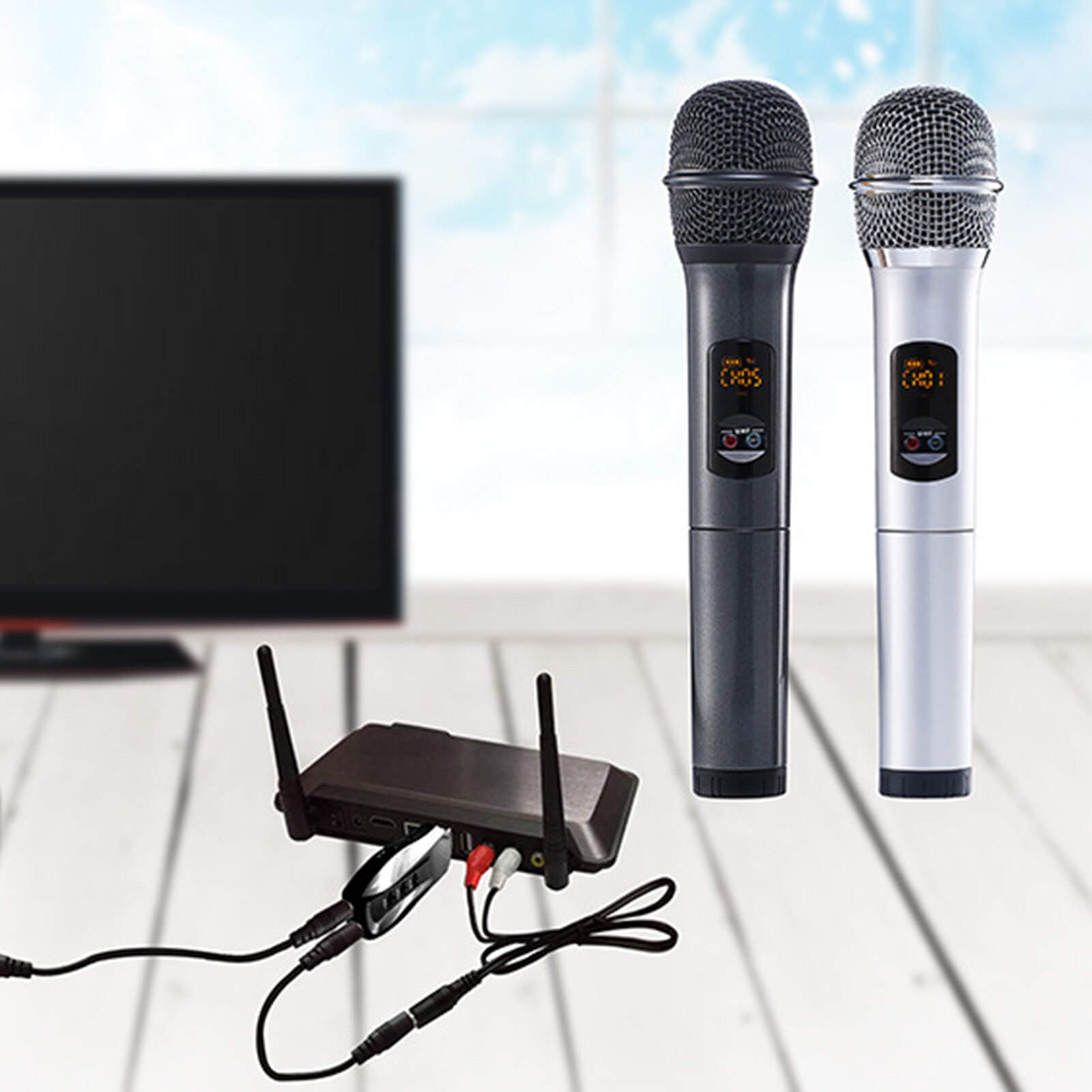 Bluetooth Wireless Microphone Handheld Karaoke Mic USB Mini Home KTV For Music Player Singing Recorder Mic