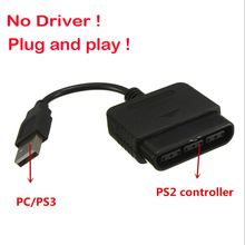 Voor Sony PS1 PS2 Playstation Dualshock 2 Joypad Gamepad Om 3 PS3 Pc Usb Games Controller Adapter Converter Kabel Zonder driver