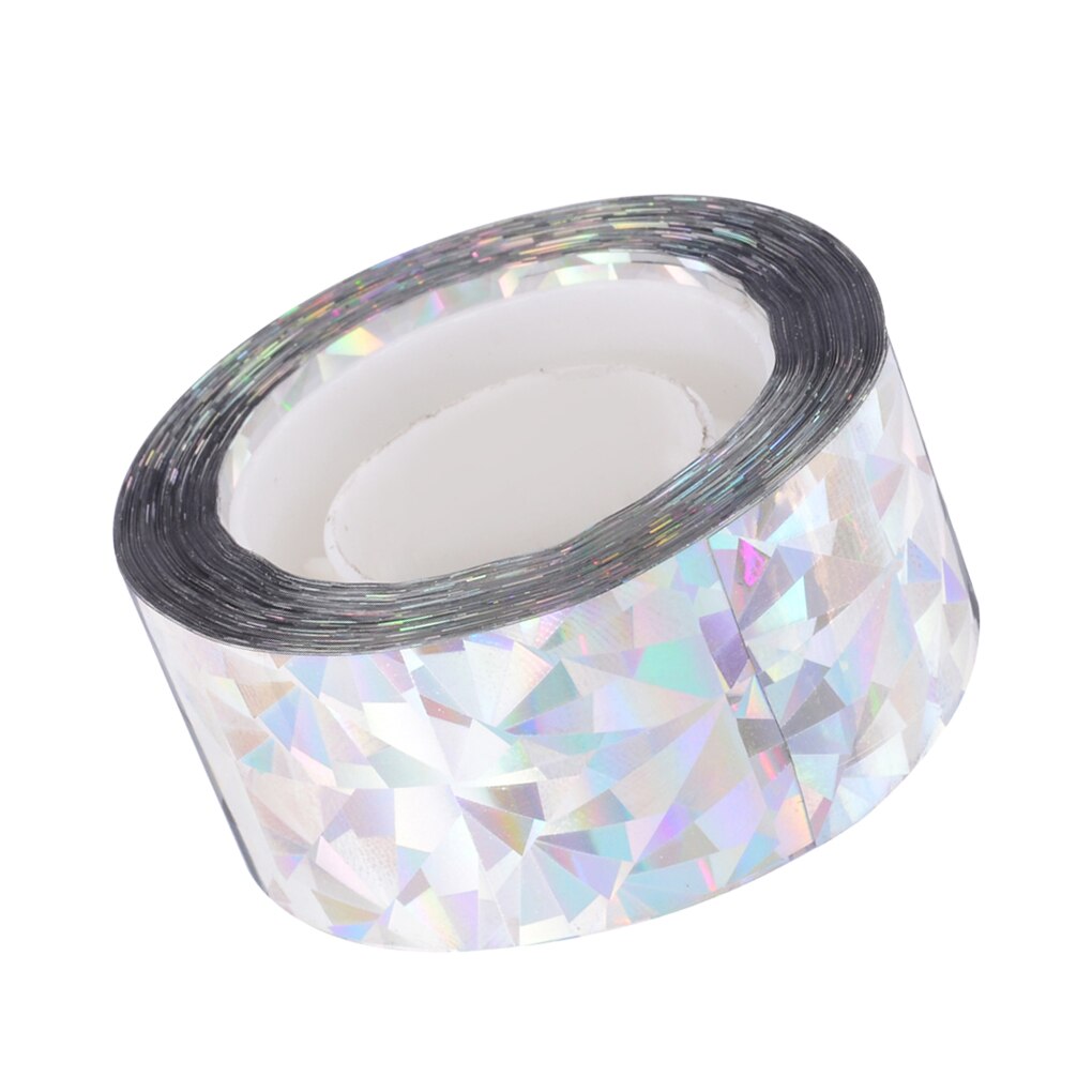 Cinta reflectante de doble cara, cinta reflectante para el miedo de pájaro, casa, jardín, granja, pájaro, cinta repelente, Flash Visual, dispositivo Anti-pájaro