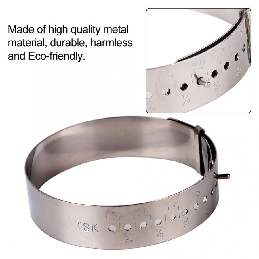 Bracciale in Metallo Del Braccialetto Gauge Sizer Dei Monili di Misura Dimensioni Del Polso Strumento di 15-23 Cm di Plastica Misura Il Braccialetto