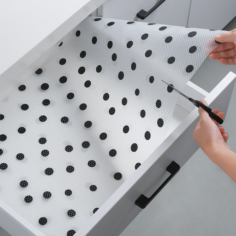 Lademat oliebestendig vochtbestendig keukentafel plankvoering matten kasten onderlegger papier antislip waterdichte kast placemat 45*122 cm
