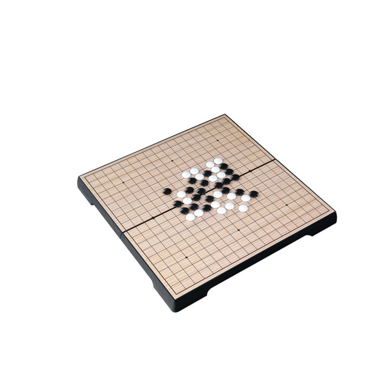 Skak brætspil bærbare foldemagnet magnetiske diske  go 19 linjer weiqi børn go spil 361 stk/sæt