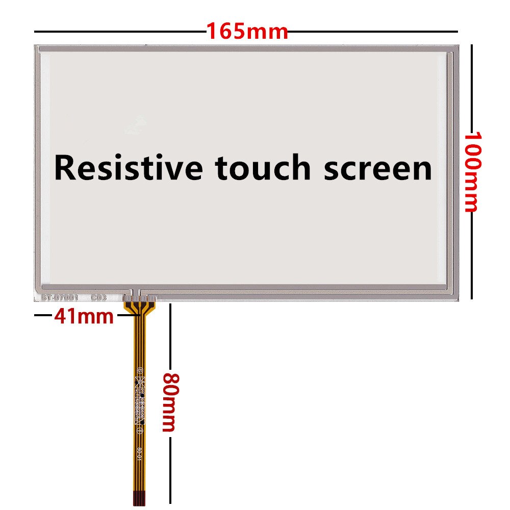 Pantalla táctil LCD de 7 pulgadas AT070TN90 V.1 AT070TN90 V.X 20000938-00, digitalizador capacitivo de resistencia con placa controladora: Style 10