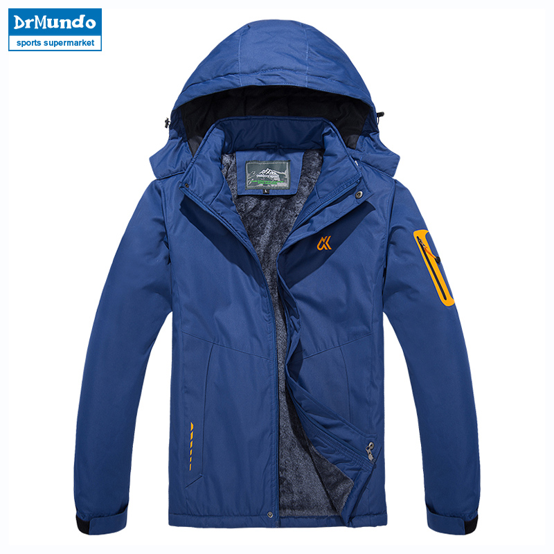 Skijakke herre vanntett fleece snøjakke termisk frakk for utendørs menn vinterjakker snø skiklær plus size merke
