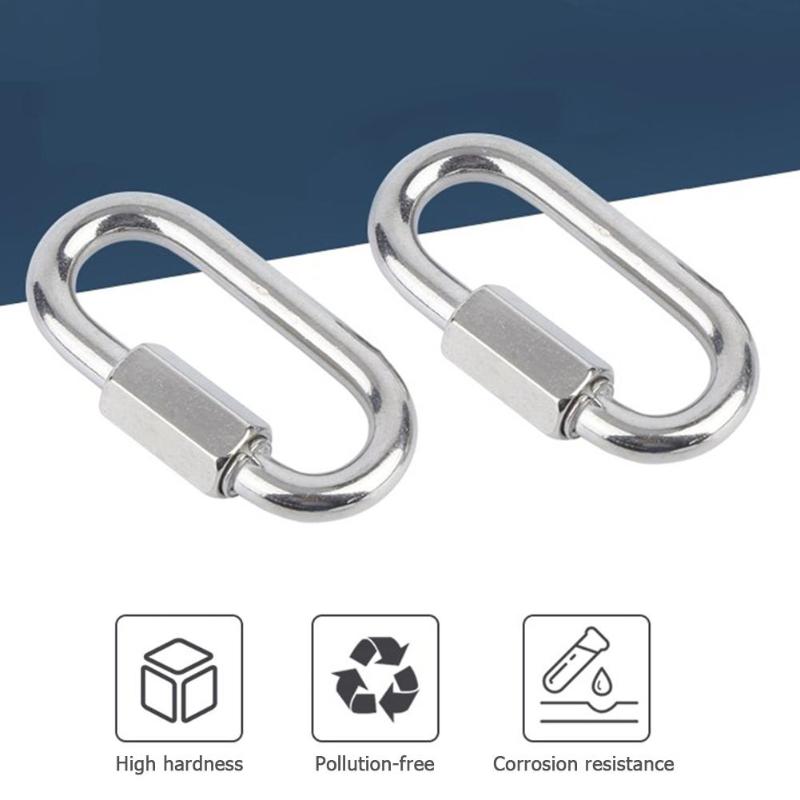 2pcs Metal Swing Swivel Rotary Connector Indoor Outdoor Toys Accessory