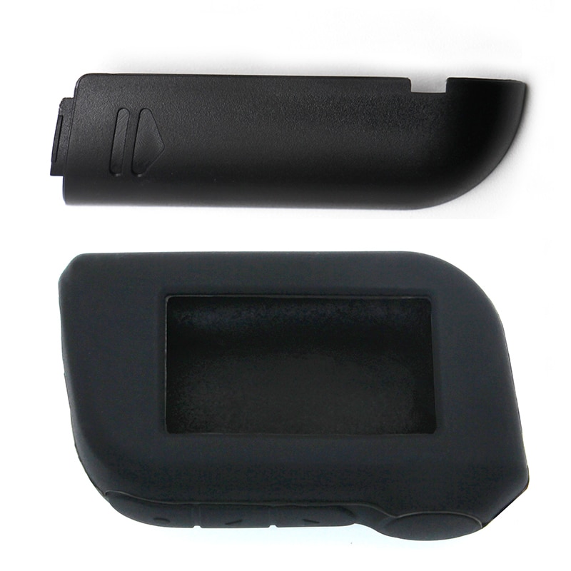 Siliconen Sleutel Case + A93 Batterij Cover Voor Starline A93 A63 A39 A36 Lcd Afstandsbediening Sleutelhanger Body Case