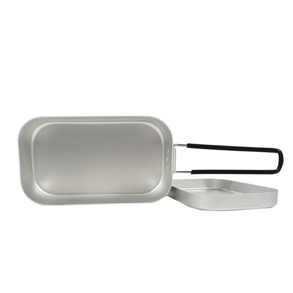 Aluminum Lunch Box With Handle Travel Portable Lightweight Thick Japanese Aluminum Case Thermal Metal Box With handle For Kid: Default Title