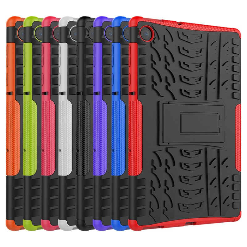 Hoes voor lenovo tab  m10 fhd plus 10.3 tb-x606f tb -x606x smart cover hybrid armor kickstand harde stand hoes voor lenovo  m10 plus