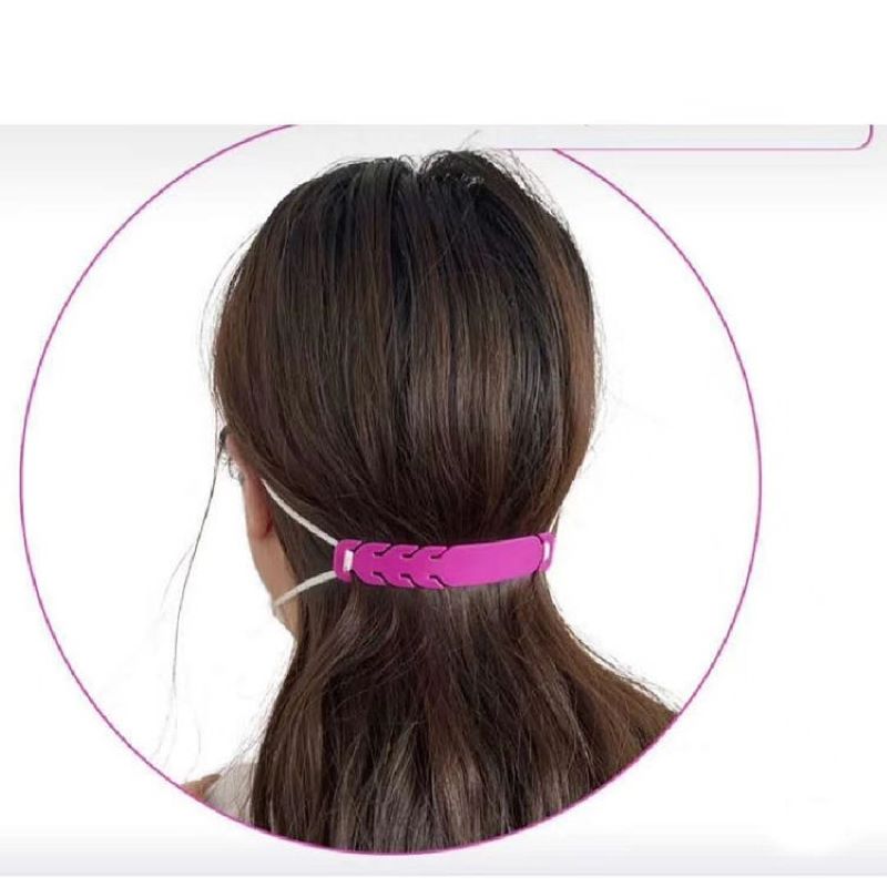 Ganchos para la oreja para mascarilla facial para niños y adultos, fijador de dolor de oídos ajustable, antideslizante, sujeción al oído, gancho de extensión para mascarilla