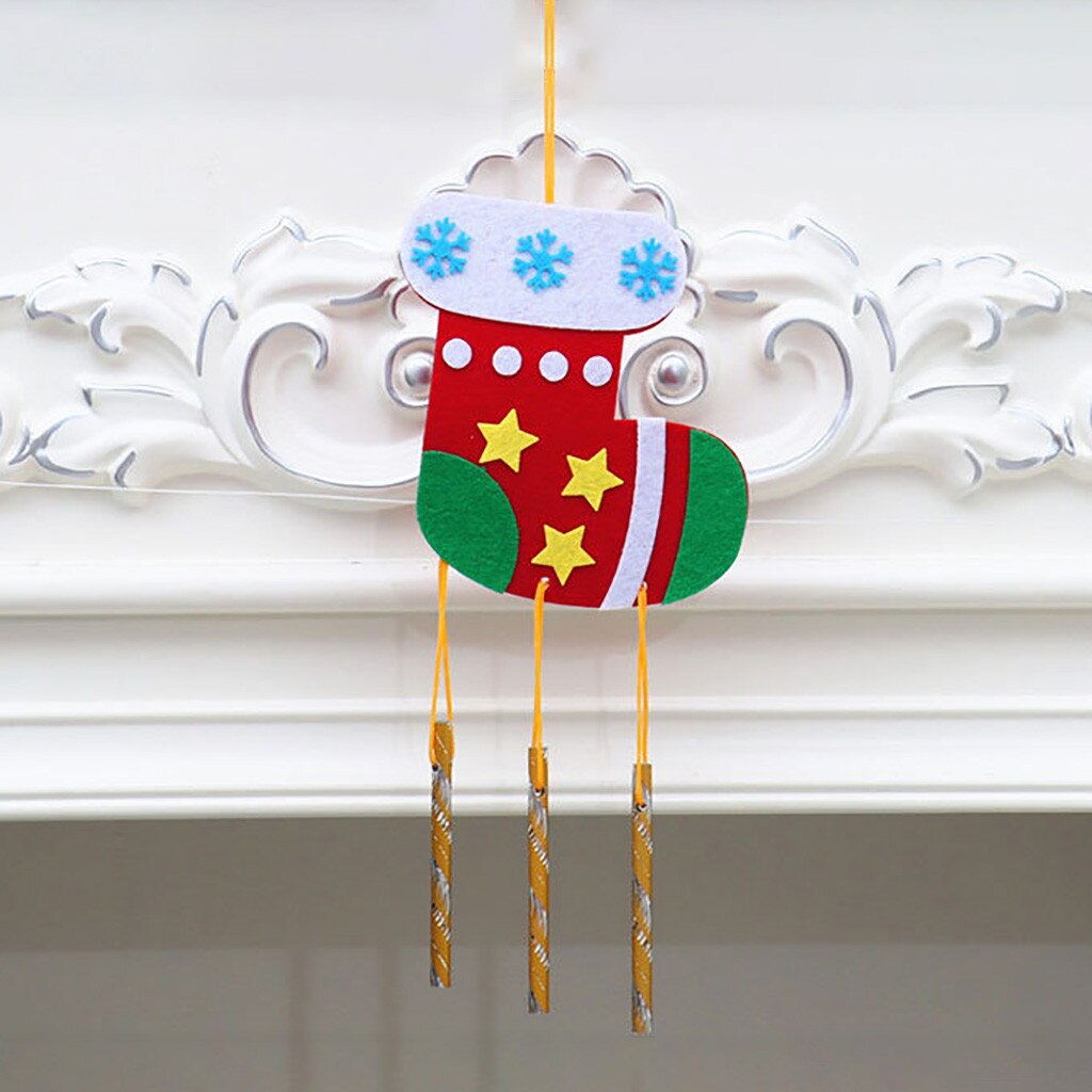 Christmas DIY Handmade Wind Chimes Pendant Prizes And Decorations Christmas Tree Ornaments Navidad Decorations