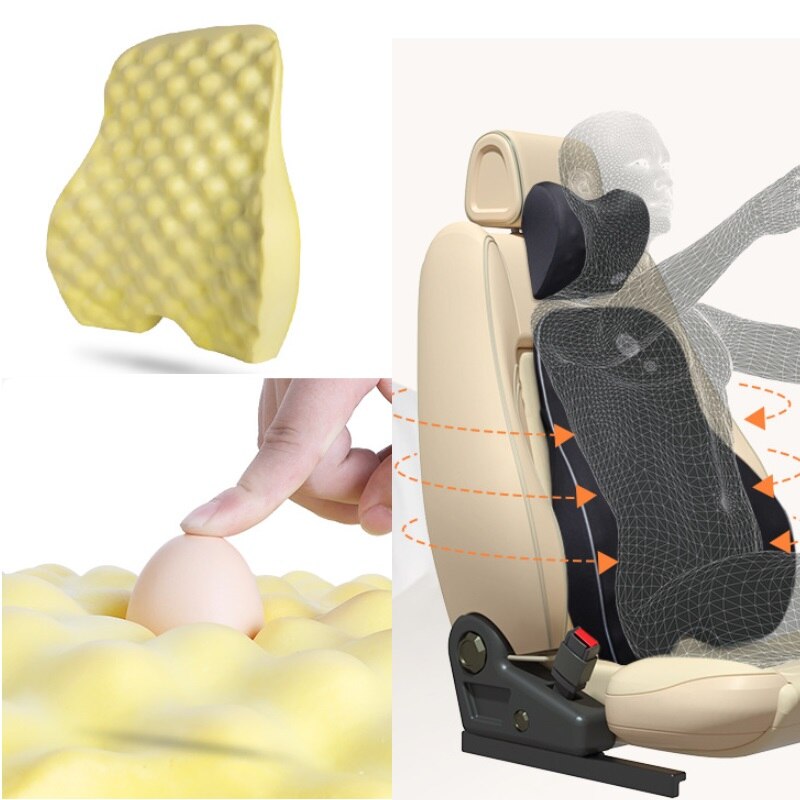 Car Pillow massage back Bump Granular Lumbar Support Back Pain Relieve Lumbar Cushion Car Seat Orthopedic