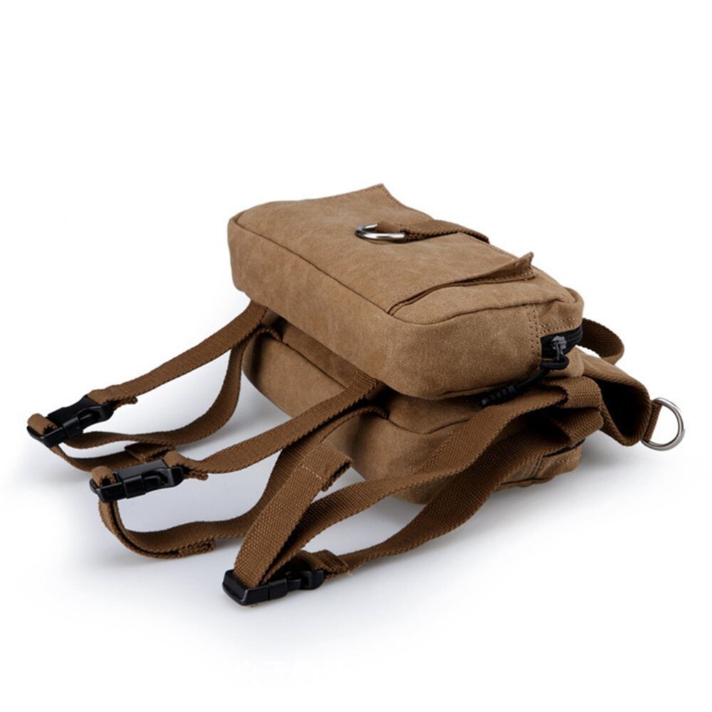 Dog Pack Hound Travel Camping Hiking Backpack Saddle Bag Rucksack for Medium and Large Dog (Khaki)