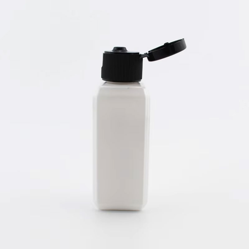 30 stk. 50ml tomme 100ml firkantede plastflasker med skrukork, reisebeholdere til kosmetikk, prøveemballasje til personlig pleie: Plomme / 100ml