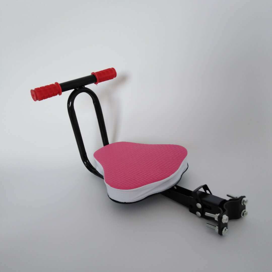 Electric Car Front Seat Foldable To Lengthen Baby Seat Children Front Seat and Armrest: pink
