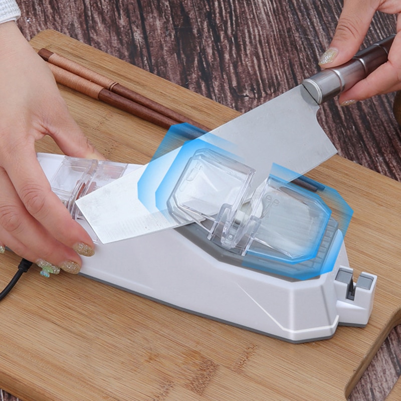 Electric Kitchen Knife Sharpener USB Sharpening Stone Whetstone Grindstone Sharpening Machine Knives Scissor Grinder