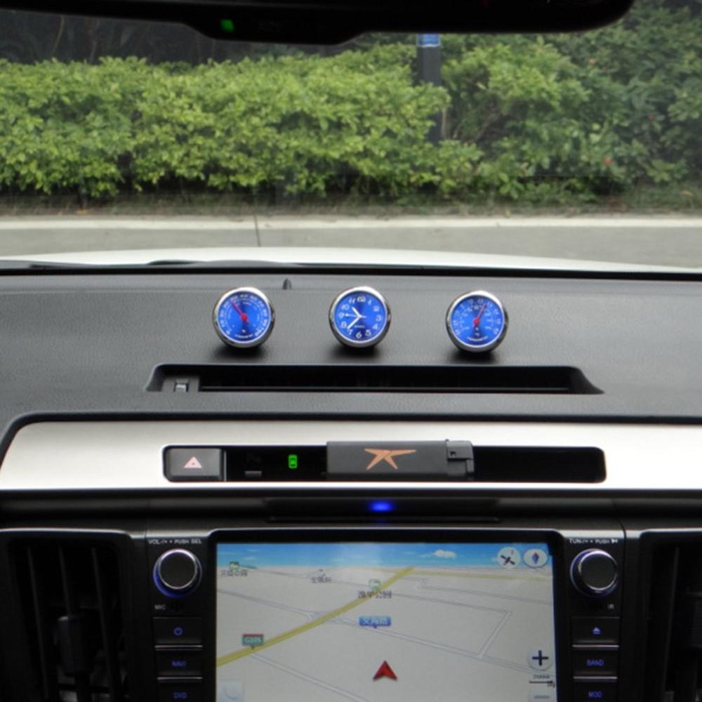 Auto decoratie elektronische meter auto klok uurwerk auto interieur ornament auto sticker horloge interieur in auto accessoires