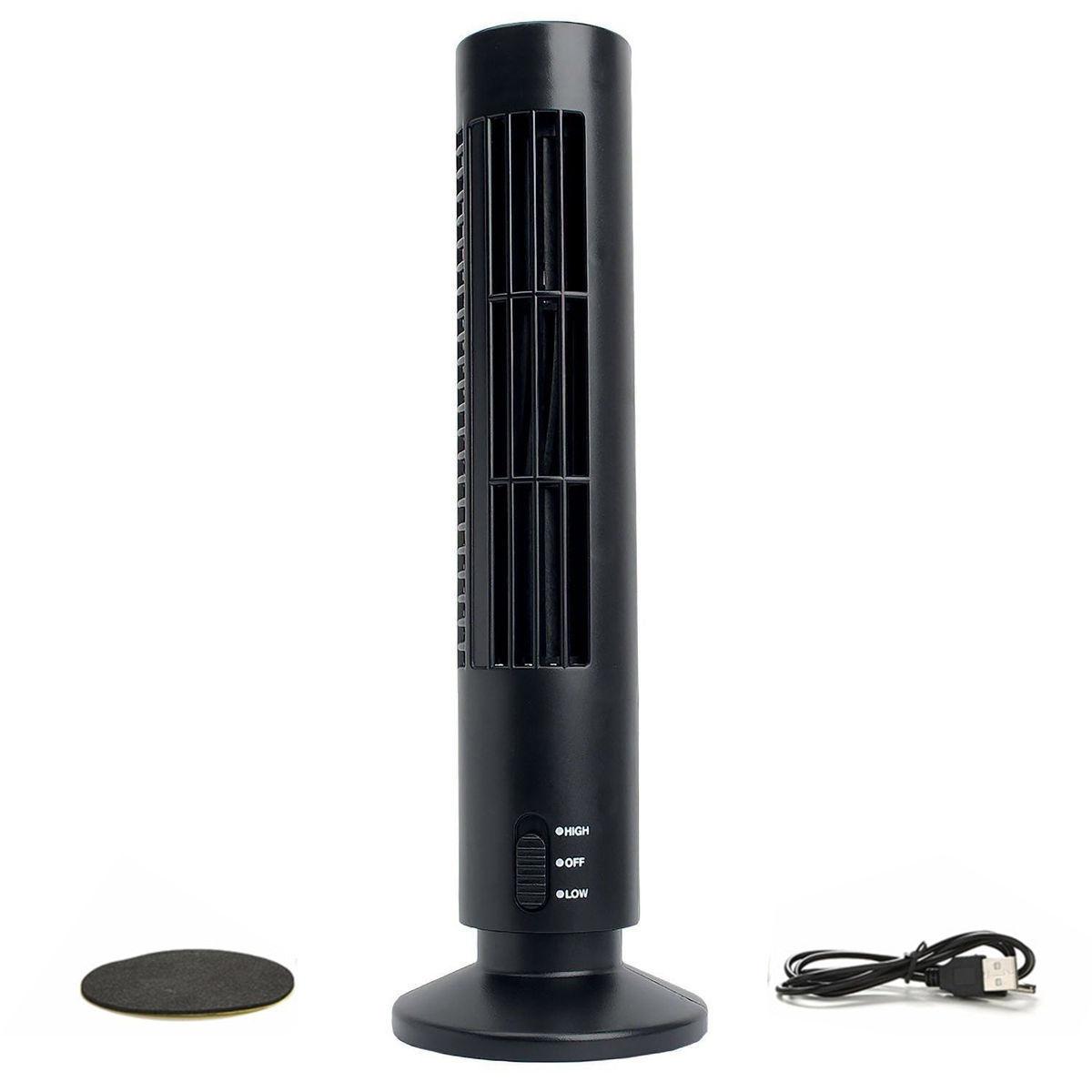 Op draagbare usb verticale bladeless ventilator, mini airconditioning ventilator bureau koeltoren ventilator voor thuis  r20