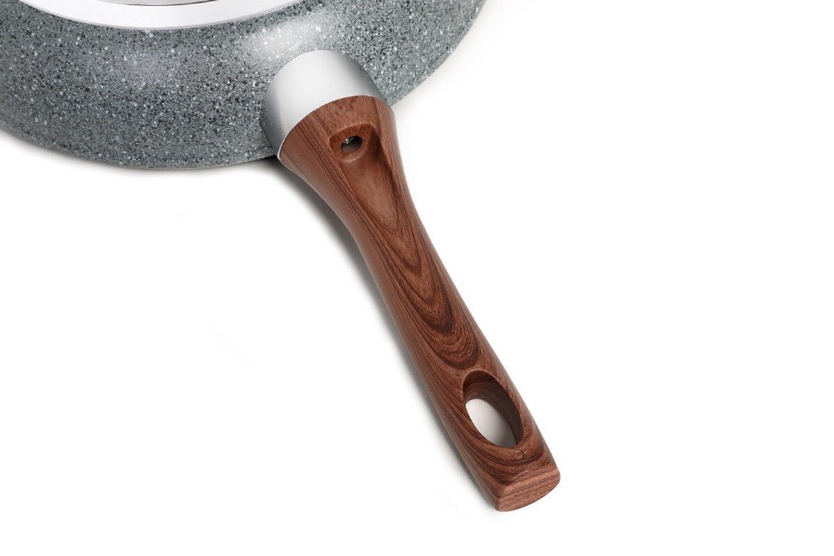 Marble Stone Nonstick Frying Pan with Heat Resistant Bakelite Handle,Granite Induction Egg Skillet,Dishwasher Safe