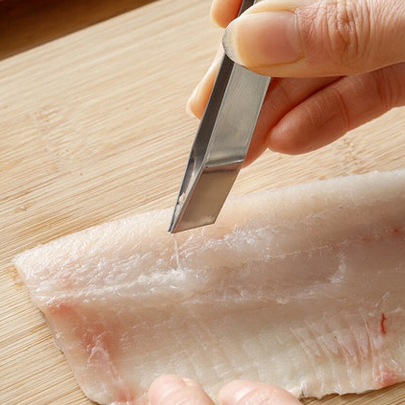 3Stck Fisch Knochen Pinzette Zangen Clip Abzieher Edelstahl Flache Und schräg Entferner Zange Fisch Knochen Zupfen Klemme Küche Spielereien