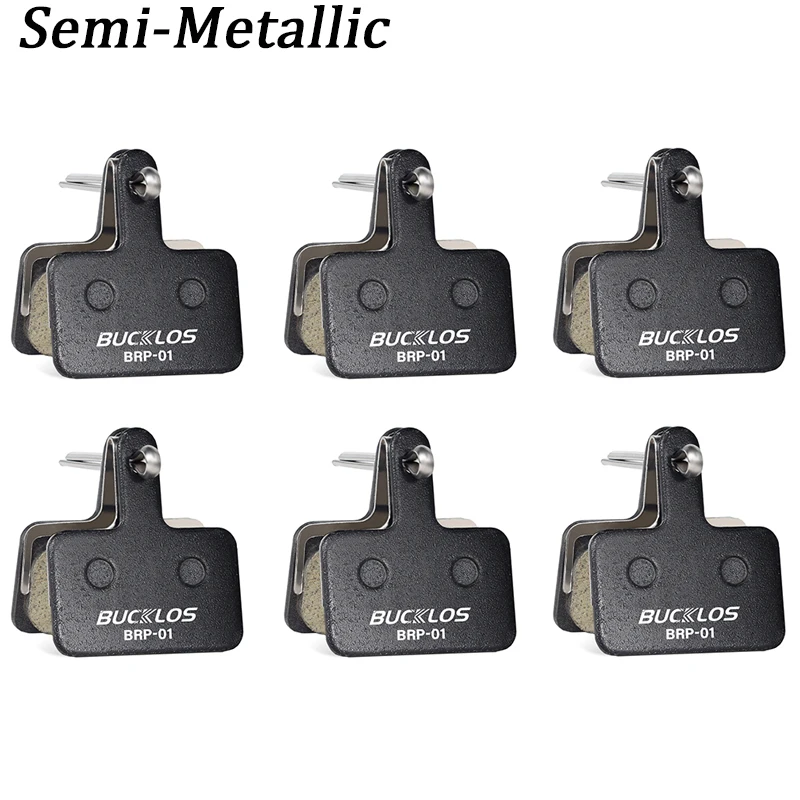 Bucklos Voor B 01S Fiets Remblok Semi Metalen Fiets Remblokken Fiets Hydraulisch Remblok Weg Mountainbike Schijfremmen Remmen: Bordeaux