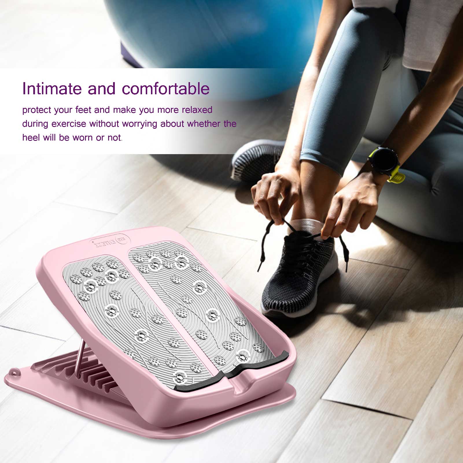 Antislip Verstelbare Voet Kalf Brancard Helling Board Body Stretching Tool Voor Sport Yoga Massage Fitness Pedaal Brancard