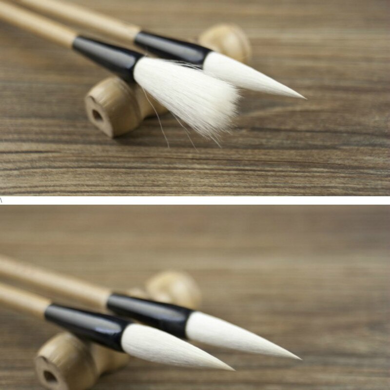 Woolen Hair Brushes Chinese Calligraphy Pen Writing Brushes Pen for Calligraphy Writing Chinese Ink Painting Art Supplies
