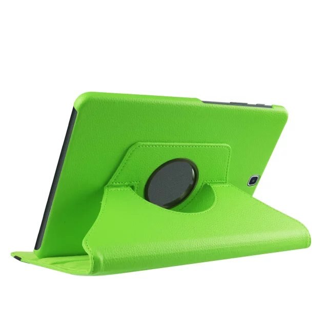 For Samsung Tab S2 9.7 Case Cover for Galaxy Tab S2 9.7 T810 T815 SM-T813 SM-T819 Funda 360 Degree Rotating Leather Smart Coque: Green