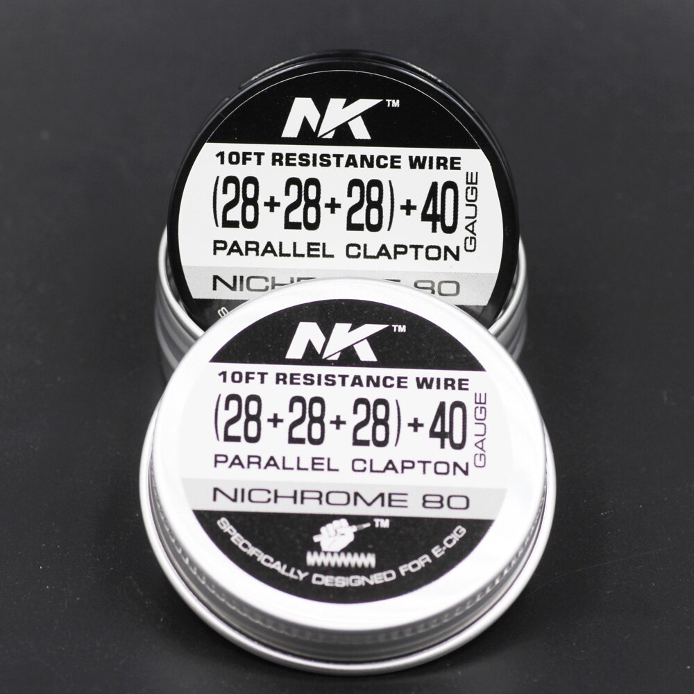 NK Ni80 filo di bobina Clapton fuso Nichrome sfalsato filo di riscaldamento alieno per Vape RDA RTA 10 piedi