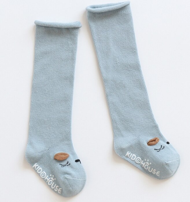 Peuter kind baby meisje kniehoge lange sokken strik katoen zachte kousen 0-3 jaar: En / 0 to 1 jaar