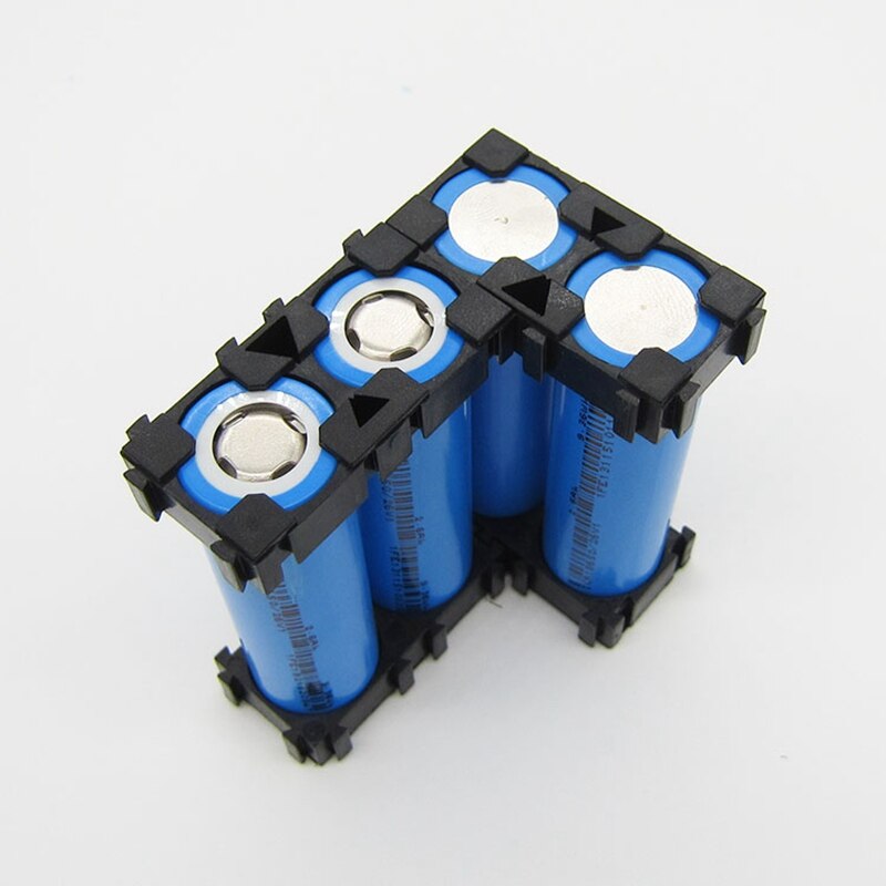 100Pcs 18650 Battery Holder Bracket Cylindrical Battery Holder 18650 Li-Ion Cell Holder Anti Vibration 18650 Plastic Case