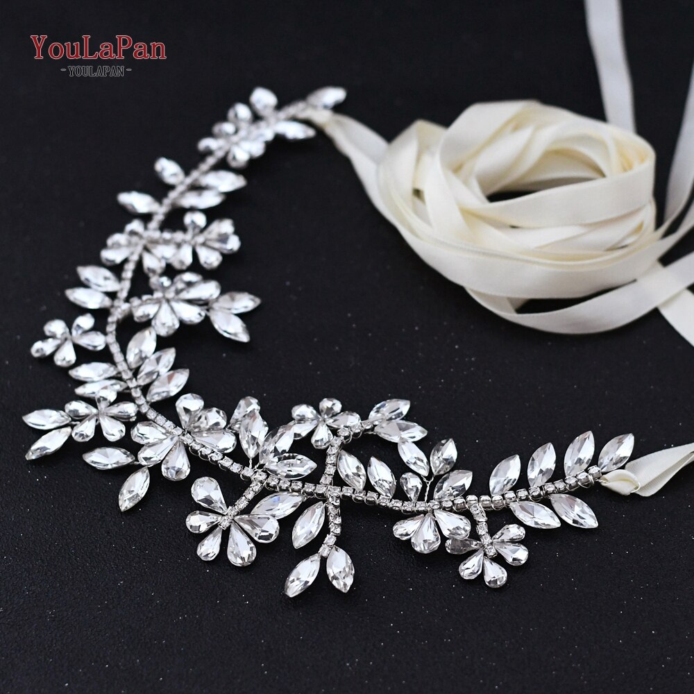 Topqueen  sh239 rhinestone bælter brude rhinestone bryllup bælter sølv bælter til kjoler brudepiger røde kjoler bælte til kvinder