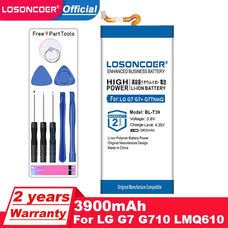6400mAh BL-42D1F BL-51YF BL-51YF BL-T32 BL-T39 Battery For Original LG G3 G4 G5 G6 G7 Battery D858 D855/H811 H810/H850 H840 H830