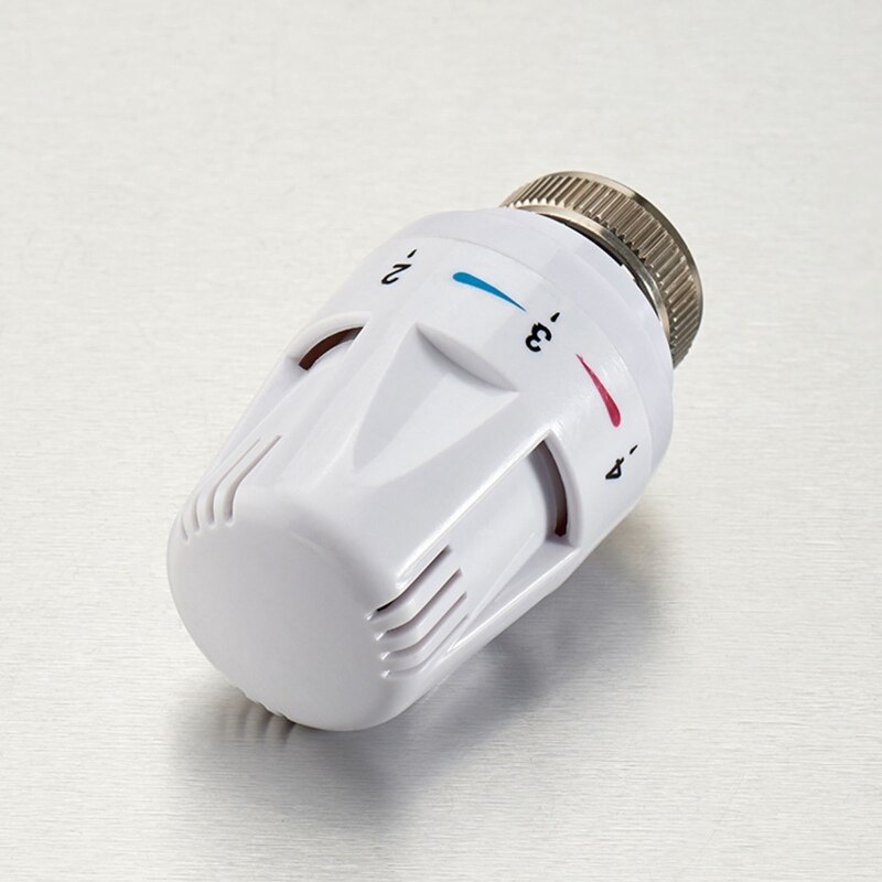 Steam Radiator Valve Thermostatic Control Handle Water/Floor Heating Temperature Controller Replacement for Bathroom N1HF