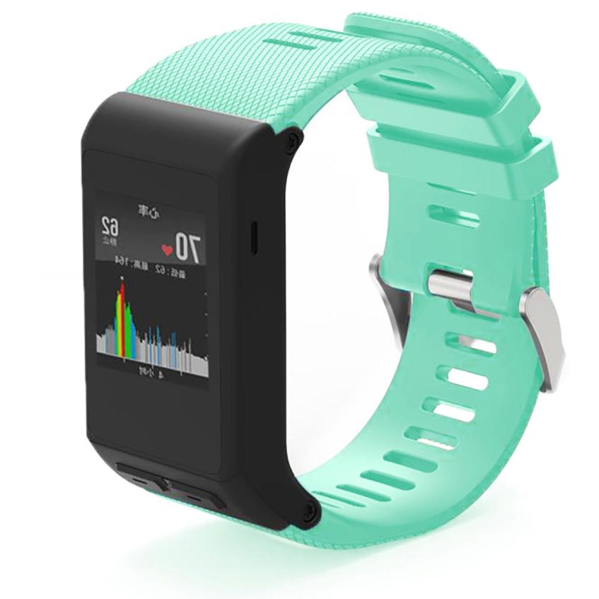 Sport silikonrem för garmin vivoactive hr handledsrem armband band band för garmin vivoactive hr utbytesband armring